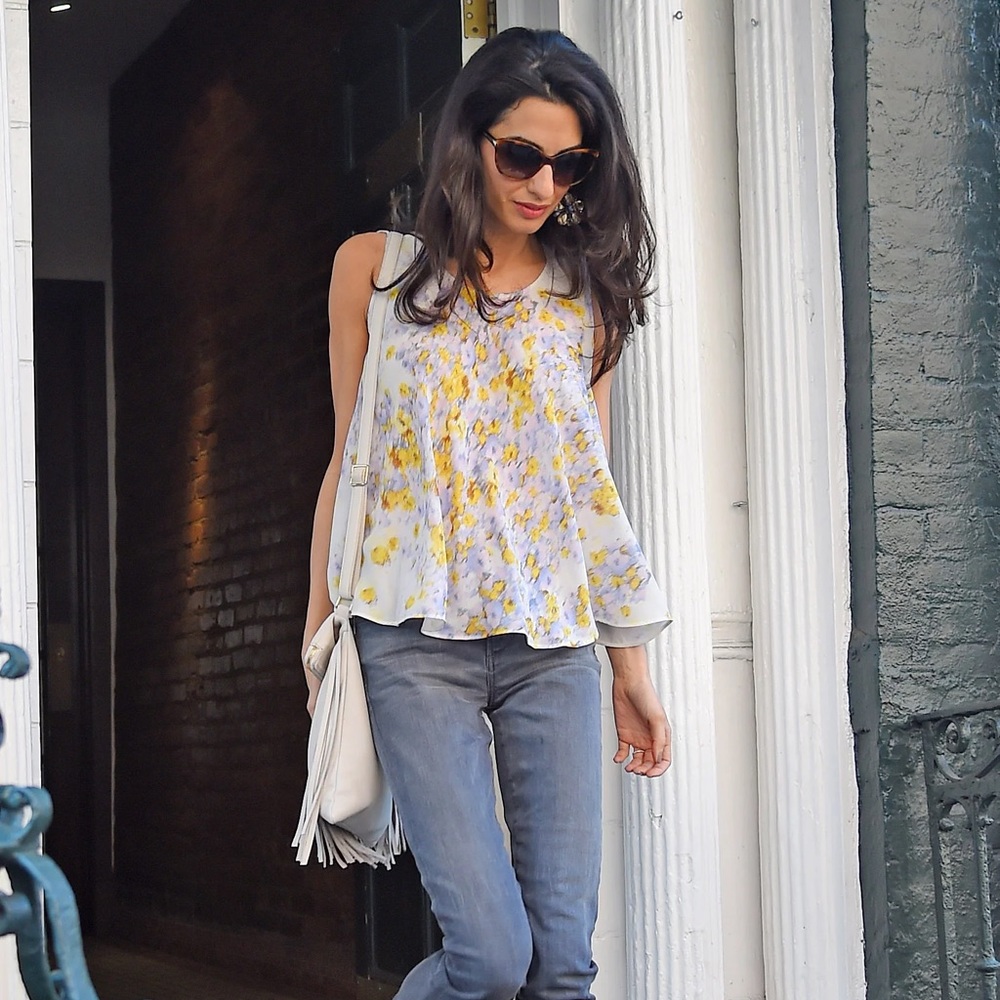 B-LOW THE BELT bone leather fringe crossbody bag *As seen on AMAL CLOONEY*